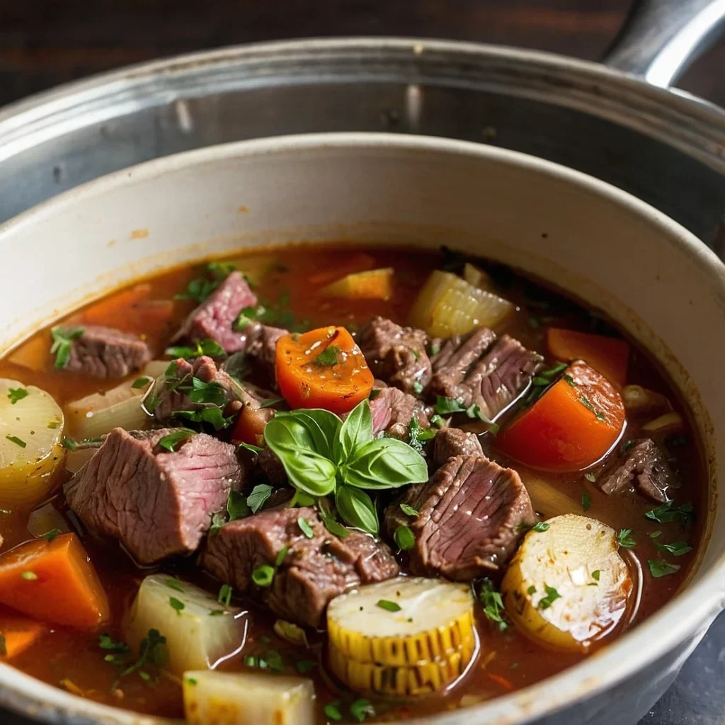 Old Fashioned Vegetable Beef Soup Recipe