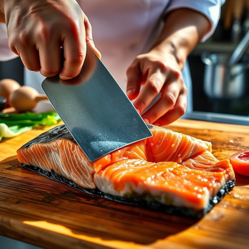 How to Get Skin Off Salmon