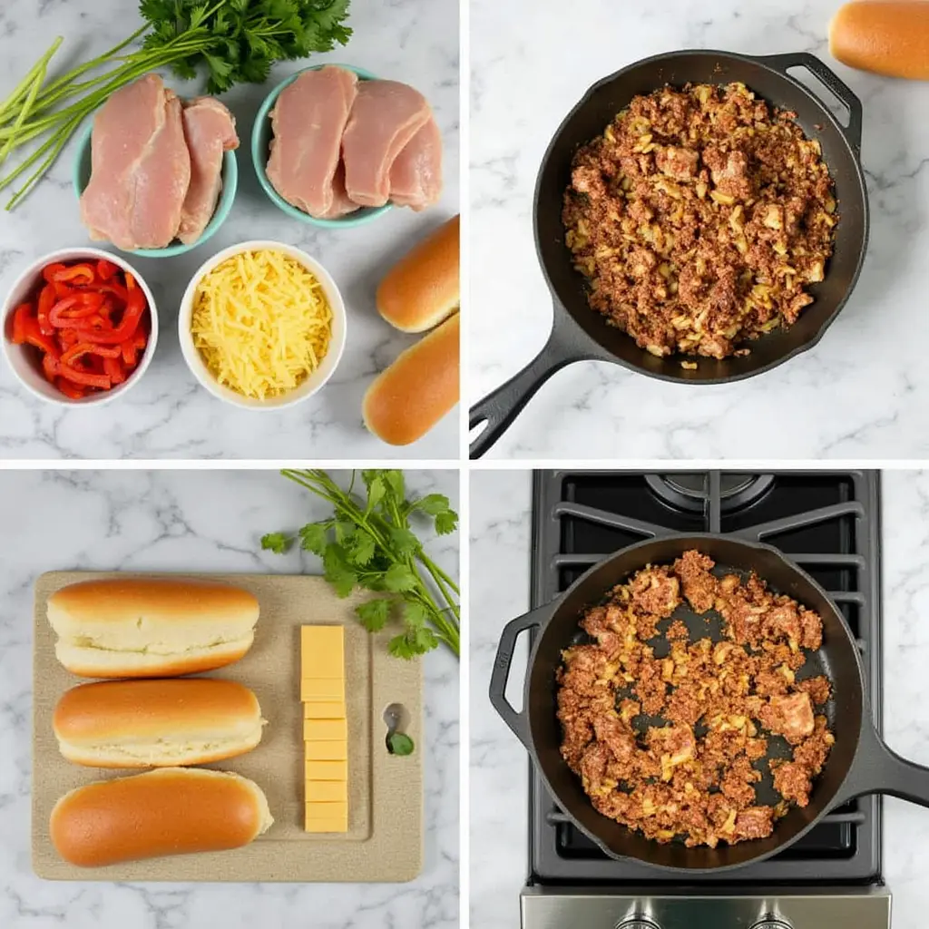 chicken philly cheesesteak recipe